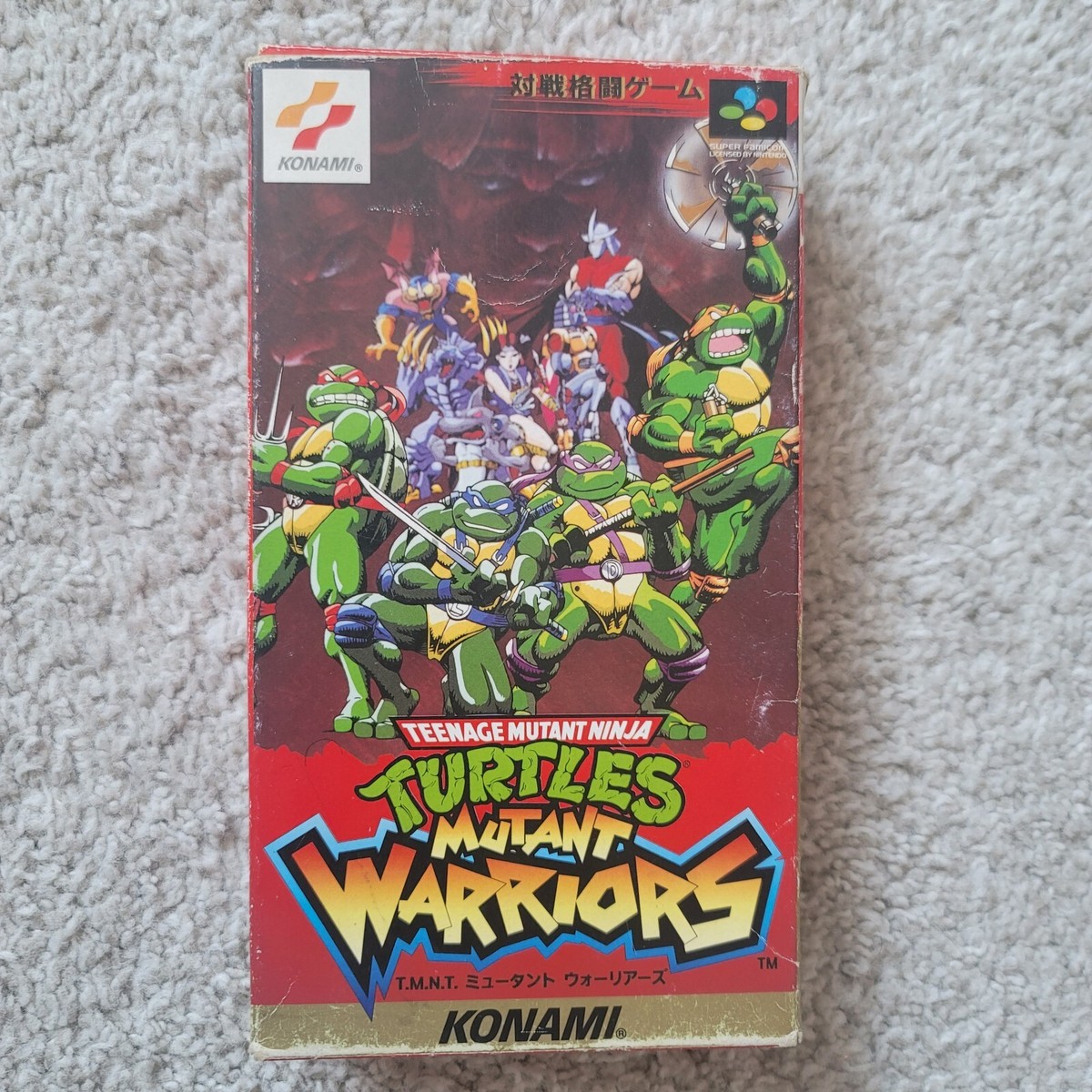 TEENAGE MUTANT NINJA TURTLES WARRIORS TMNT Nintendo Super Famicom