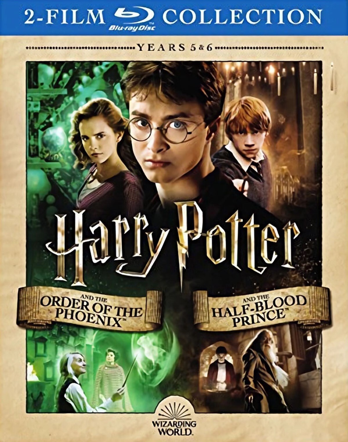 Harry Potter Order of the Phoenix and Half Blood Prince Blu-ray New Sealed