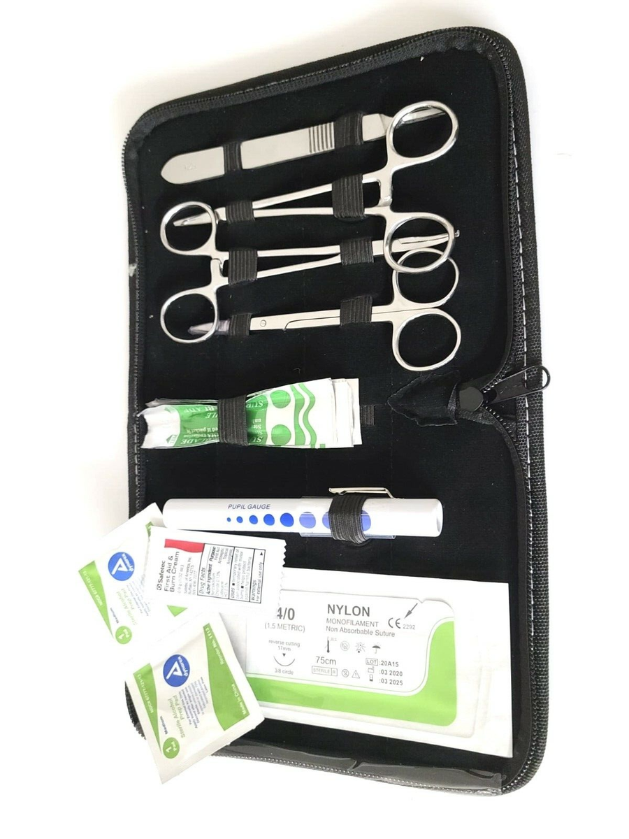 Advanced Surgical First Aid Trauma Kit - 234 Pieces Portable Medical Emergency Pack