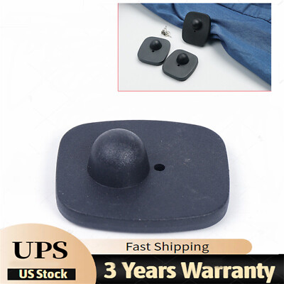2000pcs Checkpoint EAS Retail Security Hard Tags & Pins For RF Anti-Theft Alarm