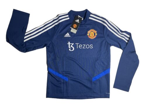 MANCHESTER UNITED, adidas Pre Match warm up, LONG SLEEVE, YOUTH SIZES, NEW/TAG - Picture 1 of 2