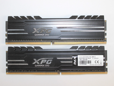 XPG GAMMIX D10 16GB (2x8GB) DDR4 Desktop Gaming RAM 3000MHz
