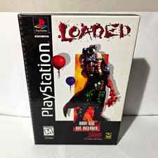 Loaded PS1  1996 NTSC-U/C M-Rated Top-Down Shooter w/ Manual, Registration Card.