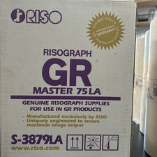 NEW Old Stock -Risograph GR Master 75LA - 2 Sealed Rolls With Box S-3879LA