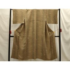 Heiwaya Small Pattern Hanamaru Pure Silk Kimono Used Excellent Condition Japan