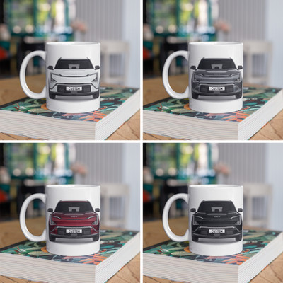 Personalisierter Kia EV5 GT Line Kaffeebecher Geschenk - Farbwahl - SCHNELLER VERSAND