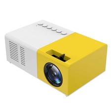 J9 Portable Digital Projector 15 ANSI 1920x1080P Mini LED HD Yellow White
