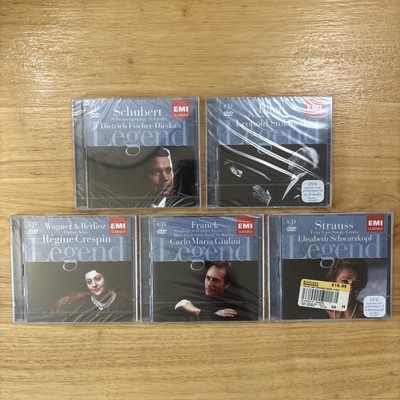 EMI Classics Legend Series 5 Album CD & DVD Bundle Lot - 10 Disc - New Sealed