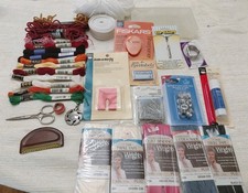 Lot Of Sewing And Crafting Supplies Notions