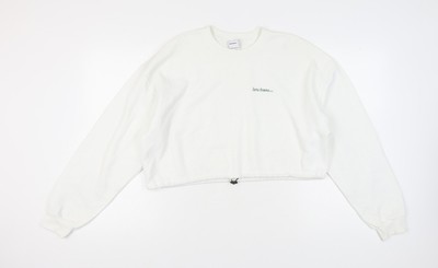 iets frans...Damen Pullover Sweatshirt weiß Medium