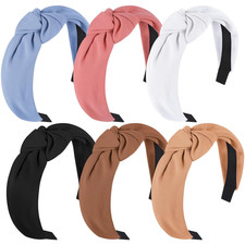 Headbands for Women Girls - 6PCS Stylish Top Knotted Headbands - Knotted Headban
