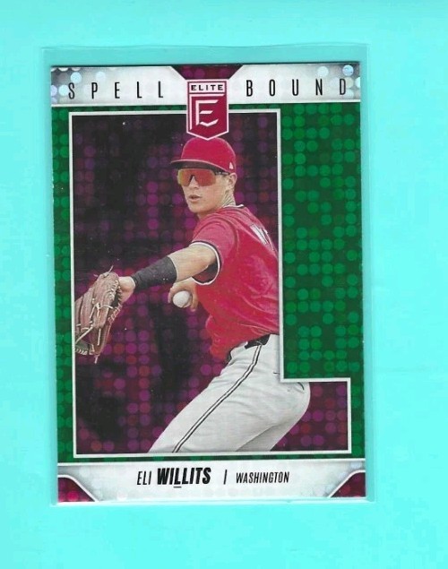 2026 Eli  Willits Donruss Elite Spellbound Green Disco #21 Nationals