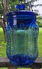 Repo Cobalt Blue Planters 4 Cornor Peanut Jar...