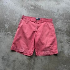 Vintage 90's polo Ralph Lauren red classic chino khaki shorts Tagged size 34