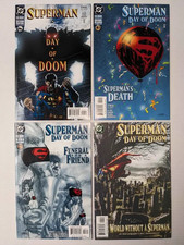 Juego completo de cómics Superman: Day of Doom #1-4 2003 DC Comics