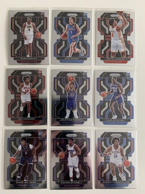 2021-22 Panini PRIZM Rookie Lot (9) - Mobley, Giddey, Johnson