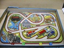 Technofix BLECH AUTOBAHN Ungarn DDR Blechspielzeug MIT KARTON Komplett