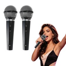 Fake Microphone Prop Plastic Pretend Toy Kids Microphone Realistic Play Mic