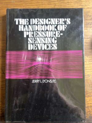 #ad Designers Handbook of Pressure Sensing Devices Jerry L Lyons 1980 Engineering AU $49.90