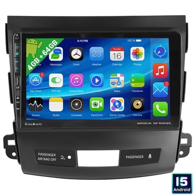 Android 15 Autoradio GPS Für Mitsubishi Outlander/Citroen C-Crosser Peugeot 4007