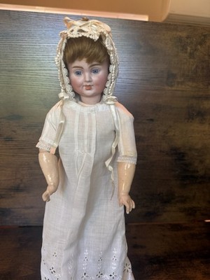 Carl Bergner Germany CB 1899 Antique Three Faced Doll Bisque Head