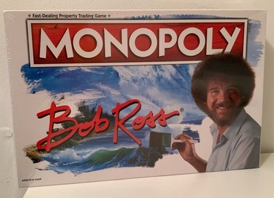 BOB ROSS JOY OF PAINTING MONOPOLY BOARD GAME BRAND NEW SEALED