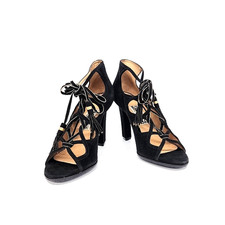 Ferragamo Suede Lace-Up Shoes 120973