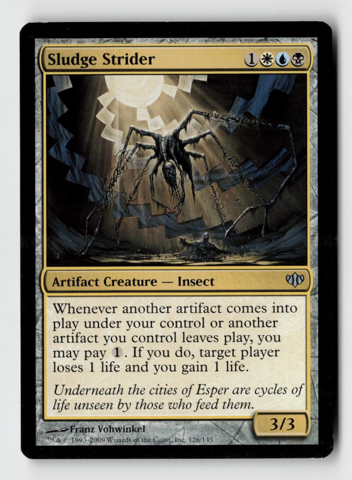 Sludge Strider 126 Uncommon Conflux Magic: The Gathering Near Mint