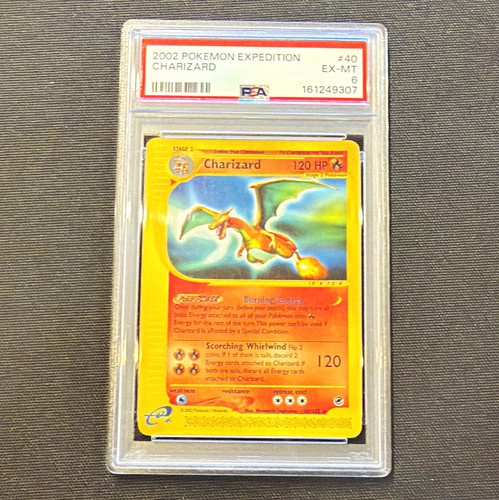 Pokemon 2002 Expedition Charizard 40/165 English PSA 6 