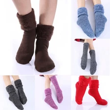 Stockings Boys and girls cotton socks Winter pile up brushed comfortably a pair