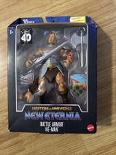 Masters Of The Universe New Eternia Battle Armor He-Man Action Figure. NIB