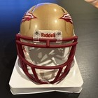 Signed Kareem Are 72 Florida State  FSU Seminoles Speed Mini Helmet COA Deceased — photo 5