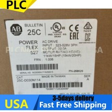 New In Box Allen-Bradley 25C-D030N114 PowerFlex Drive Free Shipping US Free Tax