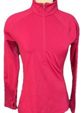 Adidas Climawarm Techfit Quarter Zip Size Medium Hot Pink