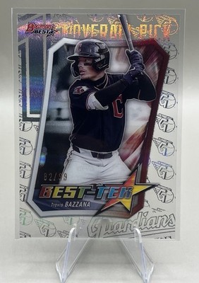 Travis Bazzana 2025 Bowman's Best #BT-21 Best-Tek 82/99 Cleveland Guardians