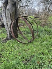Sphere Garden Feature-sculpture-rusty Art-hand Crafted 70cm