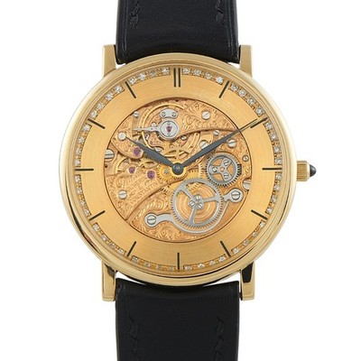 Vacheron Constantin Patrimony Squelette Diamond Yellow Gold Watch 36003