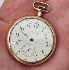Antique 1914 Waltham 17j Pocket Watch 12s Model 1894 Grade 225 READ