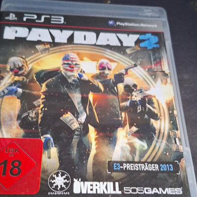 505 Games Payday 2 PS3 Spiel PAL USK 18 Action & Abenteuer 2013 BLES-01902