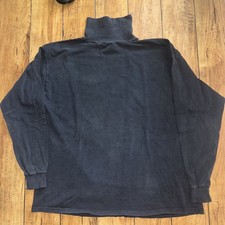 Vintage Puritan Long Sleeve Turtleneck Sz L Shirt Black 22x24 Made In USA