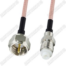 F Male Plug to FME Female Jack Straight RF Pigtail Coax Cable RG316 for Wireless