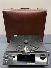 Kodak Carousel 5200 Vintage 35mm Slide Projector Leather Case and Remote