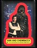 VINTAGE ORIGINAL 1977 Topps Star Wars Stickers #12 Han SOLO
