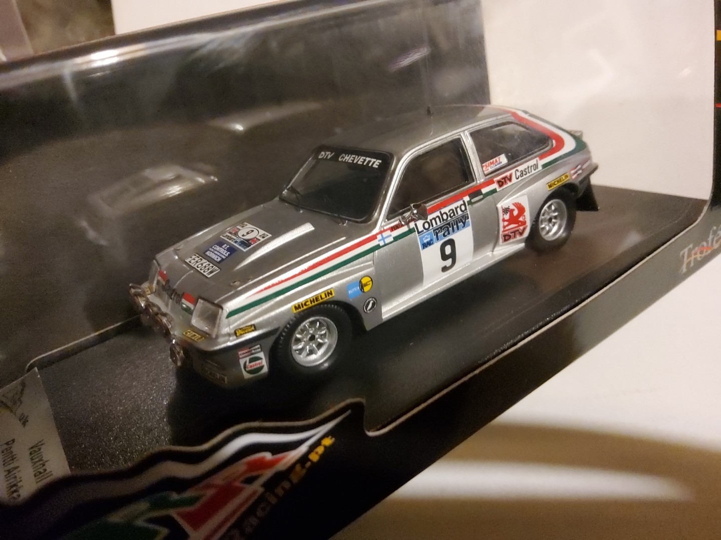 1/43 VAUXHALL CHEVETTE HSR 1980 RAC RALLY #9 PENTTI AIRIKKALA, TROFEU 300 LTD ED