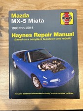 Mazda MX-5 Miata 1990 Thru 2014 Haynes Repair Manual  (2015 Trade Paperback)