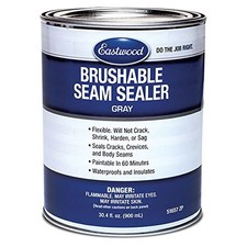 Flexible Insulated Waterproof Brush On Seam Sealer Floor Trunk Fender 30.4 Oz