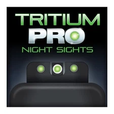 TRUGLO Tritium Pro Handgun Night Sights with Daylight White Dots Night...