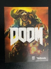 Doom PS4 PlayStation 4 Instruction Manual / Insert Only