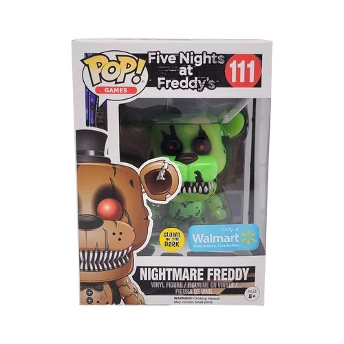 Funko Five Nights At Freddy's Nightmare Freddy #111 Glow In Dark Exclusive