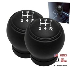 2PCS Gear Shift Knob Cover, 5 Speed Shift Knob Cover, Anti-Slip Silicone